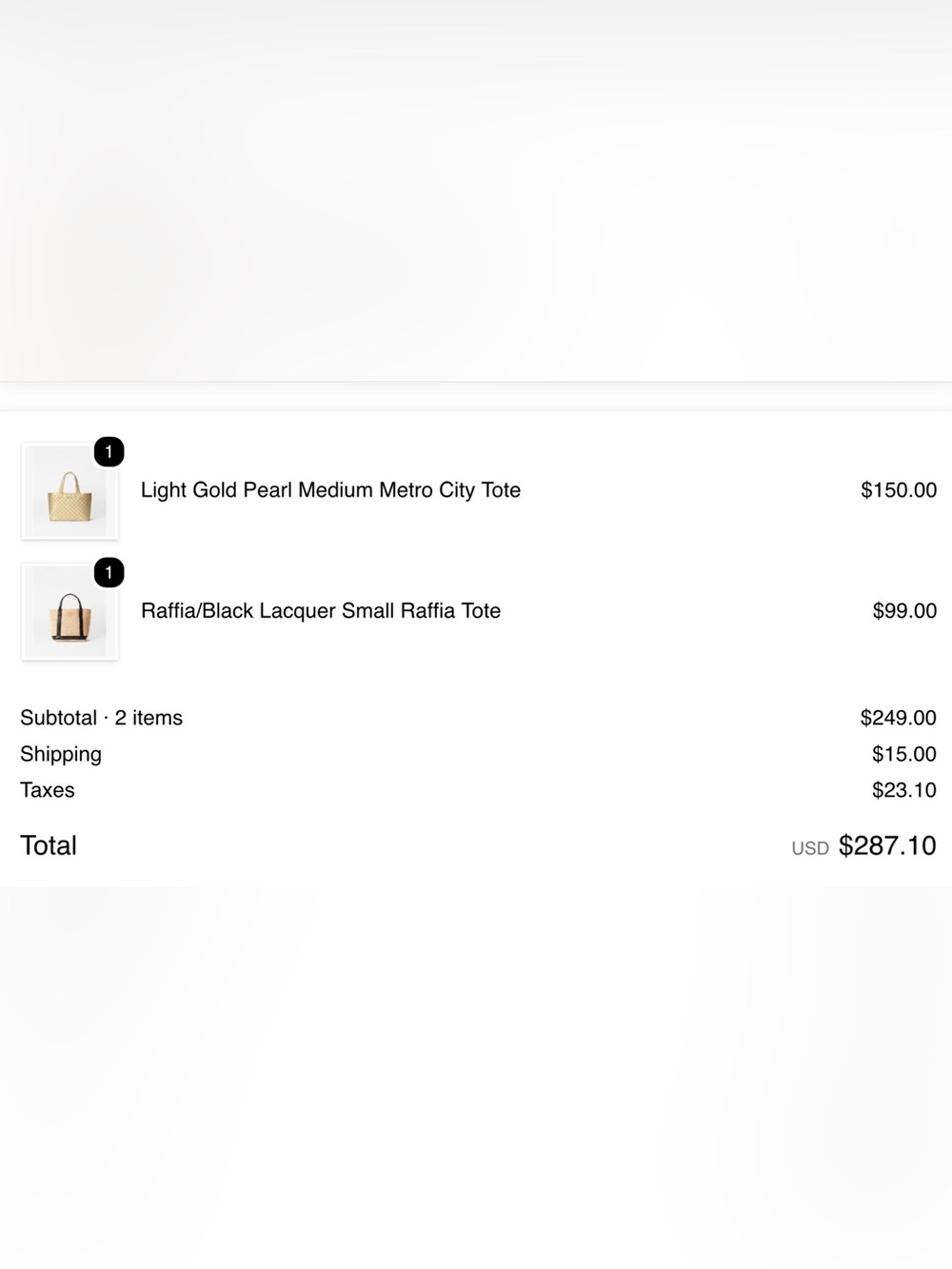 MZ Wallace Metro City Tote - Light Gold Pearl - Picture 15 of 15